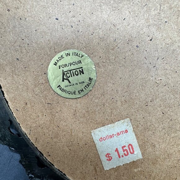 Vintage Wall Hanging Mid Century Italian Romantic Couple Print Ornate Frame - Picture 4 of 7